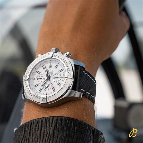 breitling avenger chrono 43|Breitling Avenger 43 white dial.